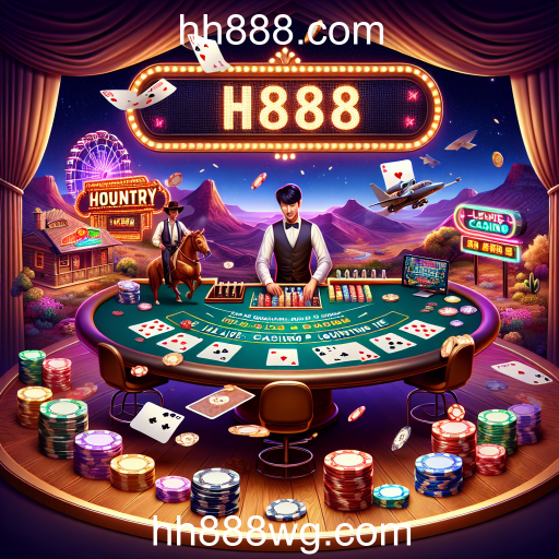 Experimente a Emoção dos Cassinos Ao Vivo no hh888.com
